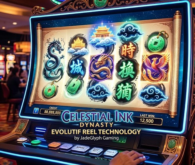 Celestial Ink Dynasty: Interpretasi Baru Slot Artistik dengan Teknologi Reel Evolutif dari JadeGlyph Gaming